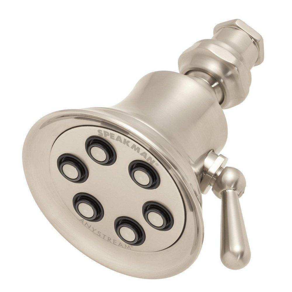 Speakman Brushed Nickel Multi Function Flood, Intense and Rain Showerhead 