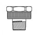 T&S Brass Silver Garden Hose 