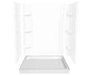 Maax US White 60 x 30 in. Single Threshold Regular Rectangular Shower Base with Right Hand Drain 