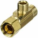 Gruner Brass Fittings Corp Swivel Nut Brass Reducing Tee Adapter 