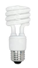 13W T2 Compact Fluorescent Light Bulb with Medium Base