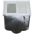 Zurn White Floor Mount Cast Iron Floor Sink 