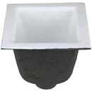 Zurn White Floor Mount Cast Iron Floor Sink 