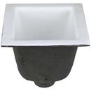 Zurn White Floor Mount Cast Iron Floor Sink 