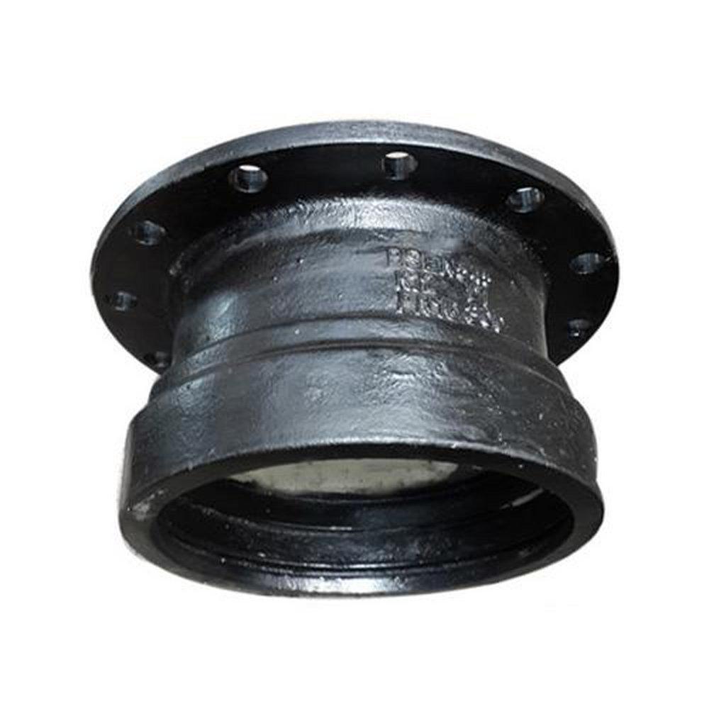 3 ft. Flanged x Plain End Bituminous Tar Ductile Iron Pipe 