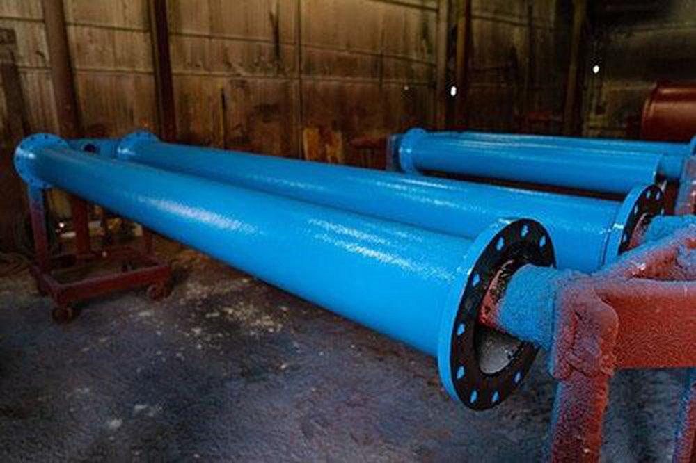 16X14'0 Flange X PE P-401 Bituminous Tar Ductile Iron Spool image number 1
