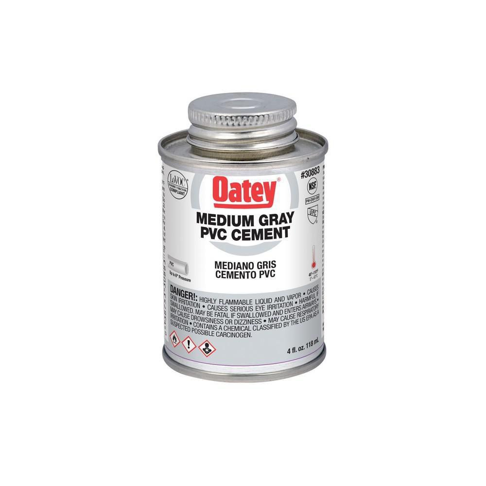Oatey&reg; Grey Plastic Grey Pipe Cement 