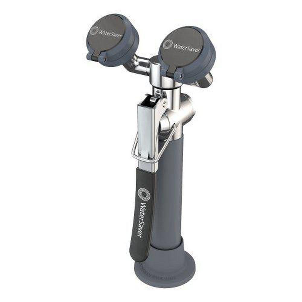 Water Saver Faucet 2-5/8 x 3/8 x 9-7/8 in. MNPT Deck Mount Lever Eyewash 