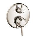 Hansgrohe Polished Nickel Pressure Balancing Diverter Trim with Double Lever Handle 