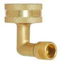 3/8 x 3/4 in. OD Compression x FGHT 90 Degree Brass Reducing Elbow