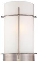 Minka Lavery Brushed Nickel 100W 1-Light Medium E-26 Wall Sconce 