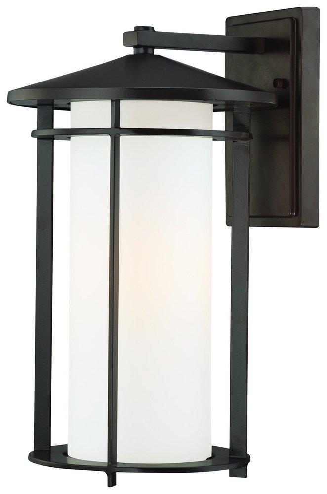 Minka Dorian Bronze&trade; 16-1/4 in. 100W 1-Light Outdoor Wall Sconce 