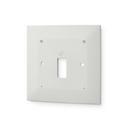 Honeywell Home Arctic White 8000 Arctic White 5-3/4 in. Cover Wall Plate 