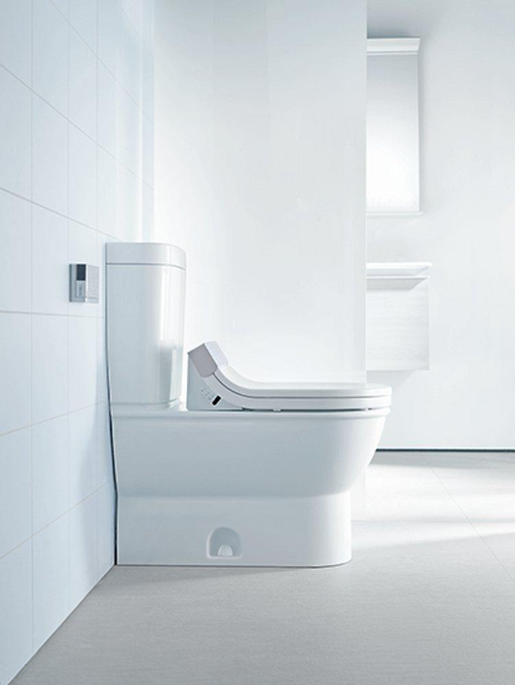 Duravit White 1.28 gpf Elongated Floor Mount Two Piece Toilet 