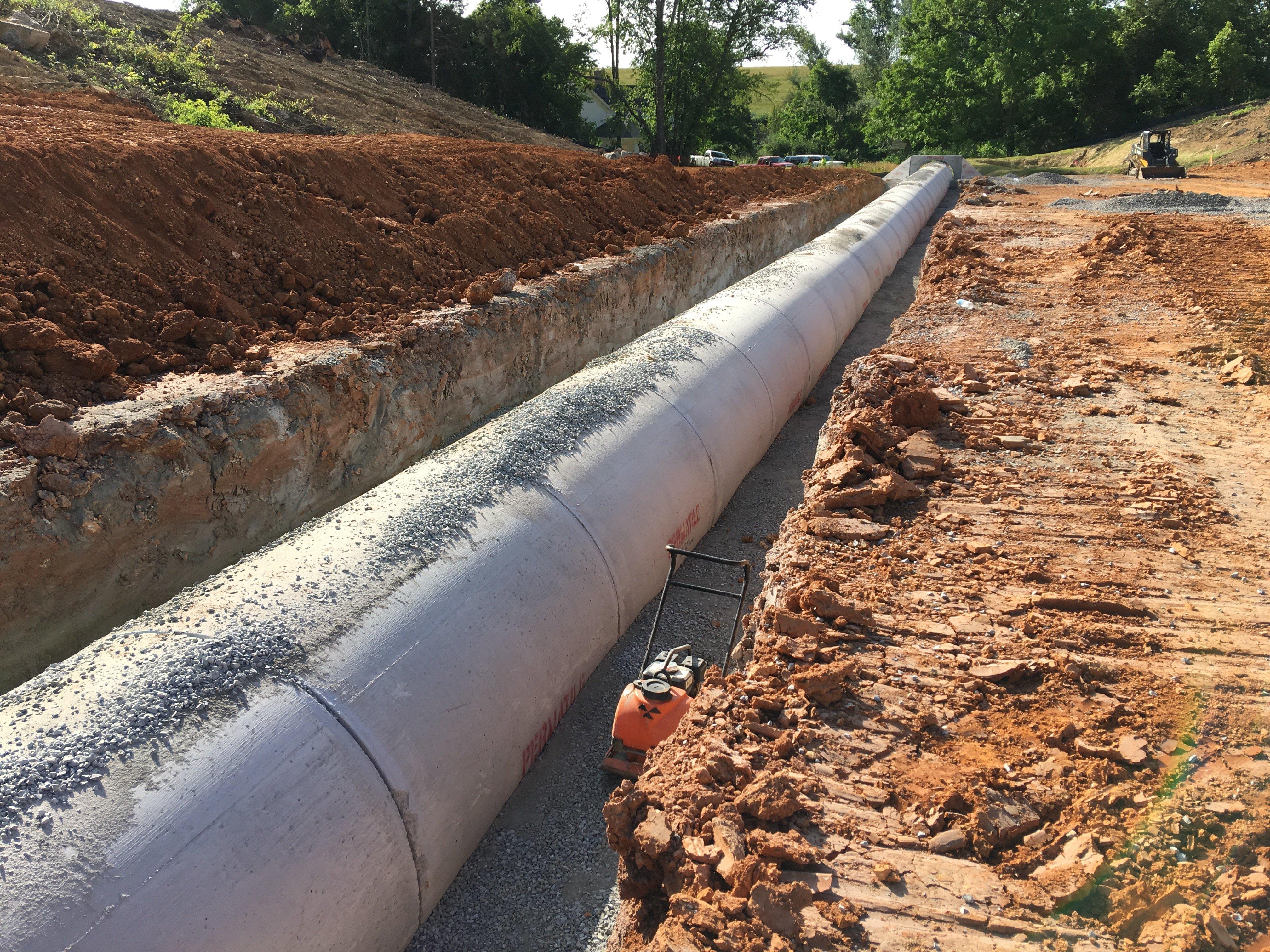 County Materials Corporation Class III Reinforced Concrete Pipe 