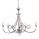 Visual Comfort & Co. Signature Polished Nickel 5-Light 60W Candelabra E-12 Base Double Twist Chandelier 