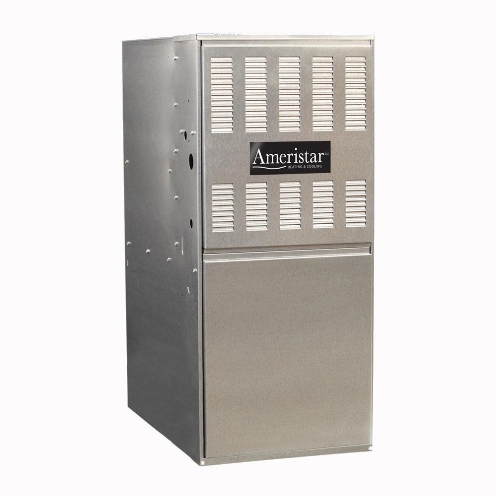 Ameristar 14-1/2 in. 80% AFUE 2 Ton Single-Stage Downflow and Horizontal 1/5 hp Natural Gas Furnace 