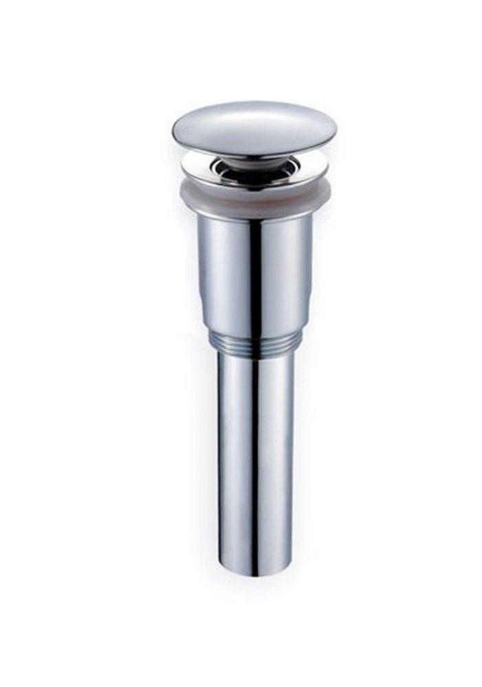 Blu Bathworks Polished Chrome Push Button Waste with Overflow Drain 