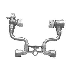 5/8 x 3/4 in. Meter Water Service Yoke with Multi-Stage Check Valve