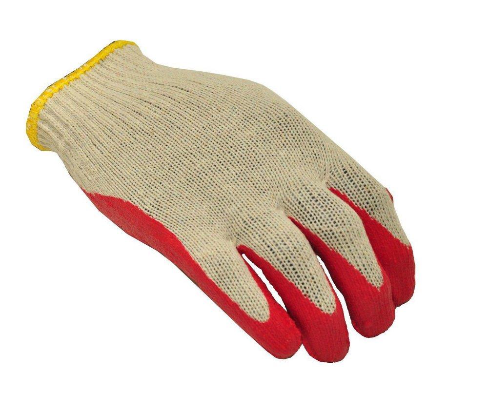 G & F Products Red Palm Safety Glove 