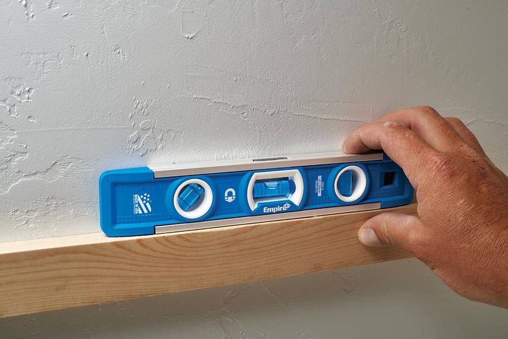 Empire Level Silver/Blue Aluminum Magnetic Heavy Duty Tripod Level 