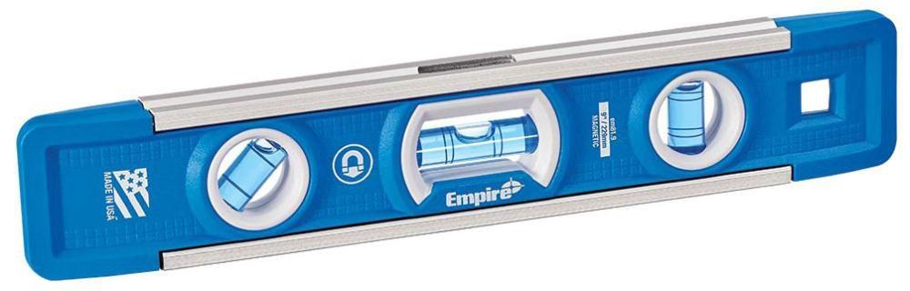 Empire Level Silver/Blue Aluminum Magnetic Heavy Duty Tripod Level 