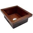 Native Trails Antique 17 x 15 in. Drop-in Copper Bar Sink 