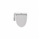 Plastic Elongated Closed Front Toilet Seat in Cotton