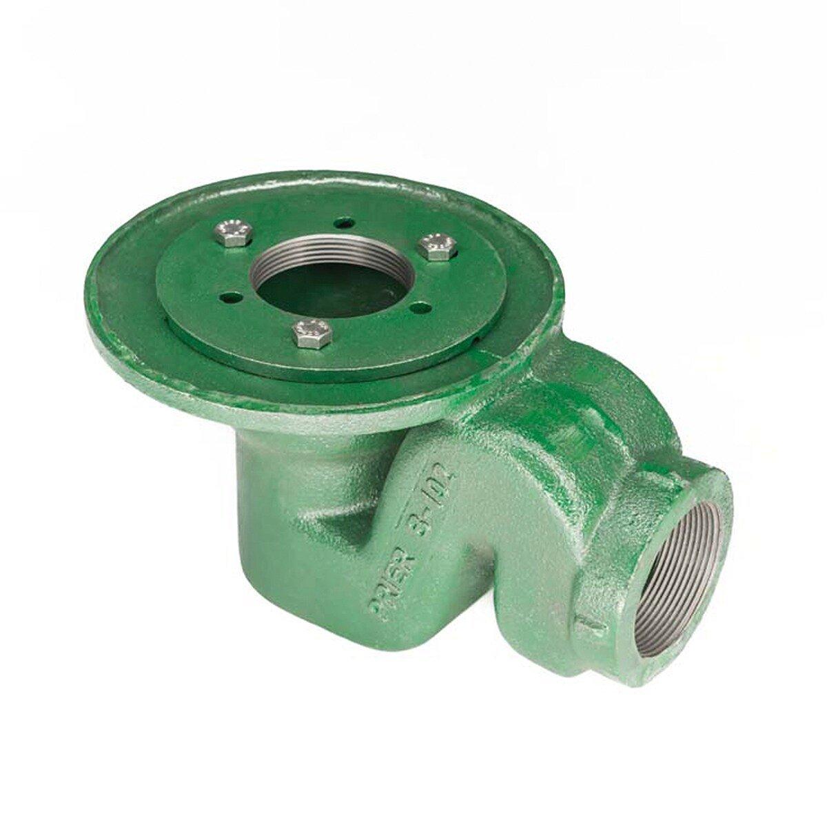 Infinity Drain Threaded Cast Iron Floor Drain 