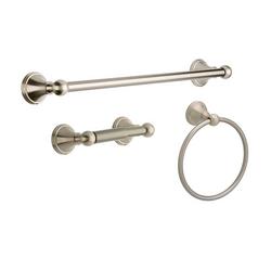 3-1/10 in. Towel Holder in Brushed Nickel