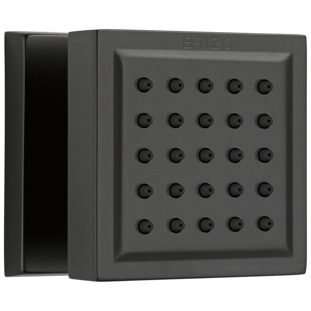 Brizo Matte Black Single Function Body Spray 