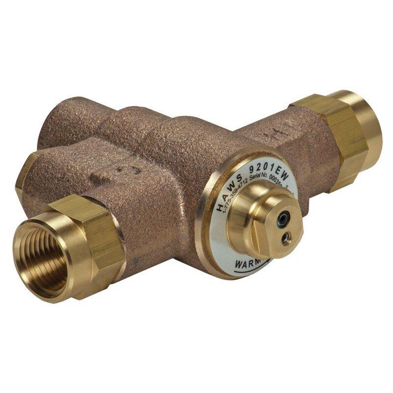 Haws&reg; Brass 1/2 in. FNPT Thermostat Mixing Valve 