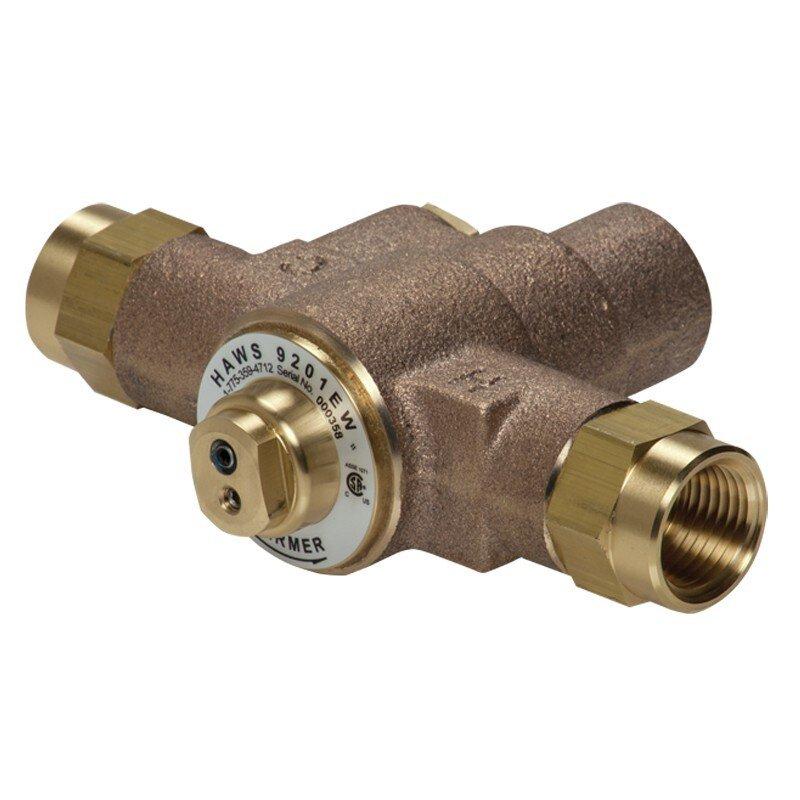 Haws&reg; Brass 1/2 in. FNPT Thermostat Mixing Valve 