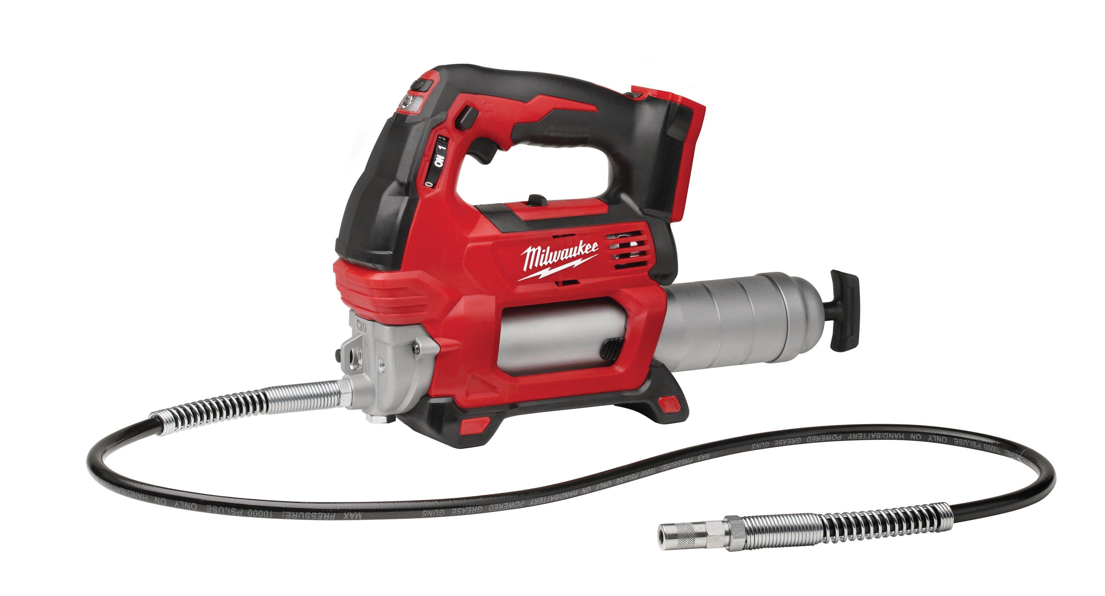 Milwaukee&reg; Red 2-Speed Cordless Grease Gun 