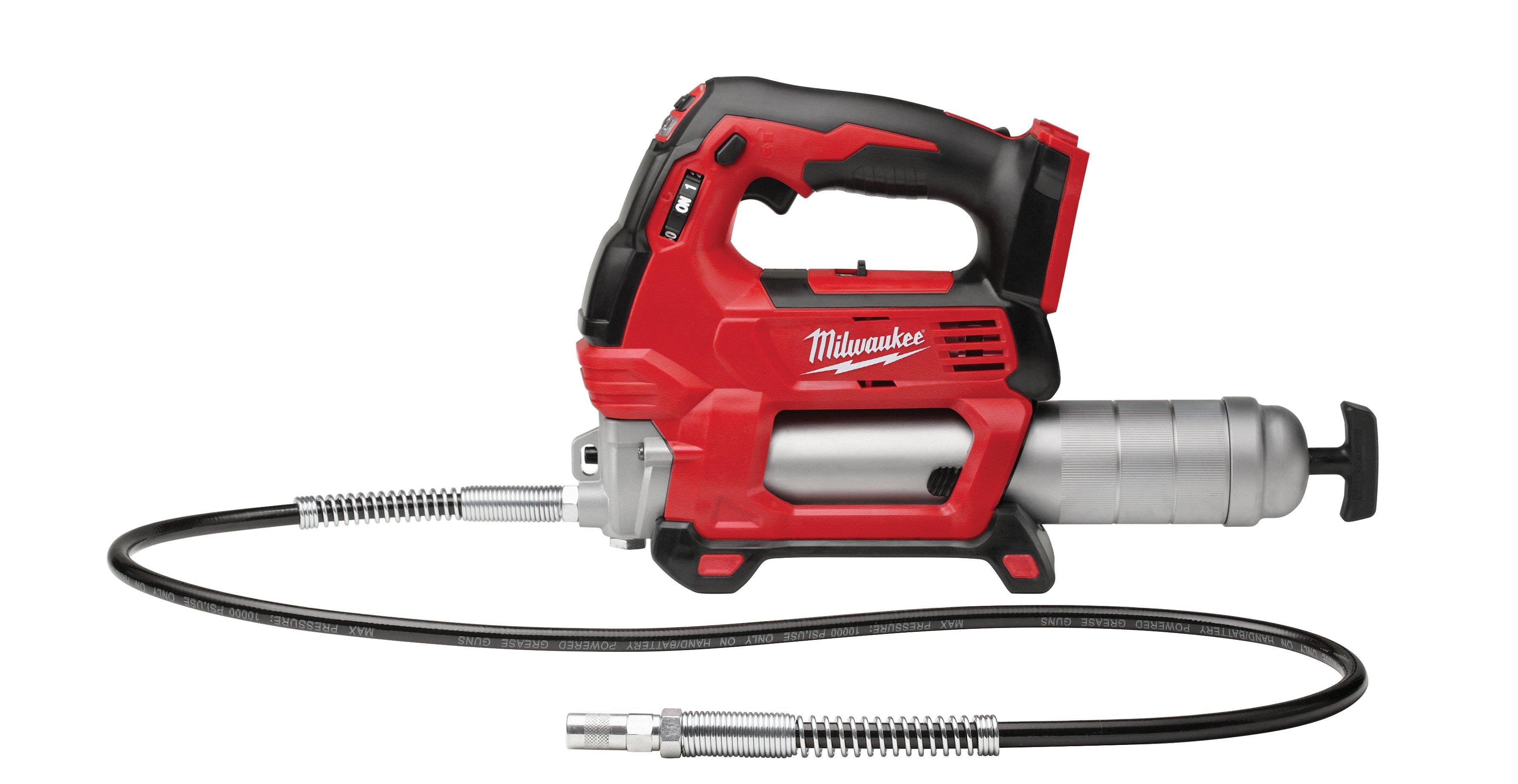 Milwaukee&reg; Red 2-Speed Cordless Grease Gun 