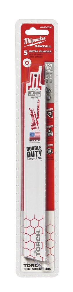 Milwaukee&reg; Silver 24-TPI Super Saw Blade 5 Pack 