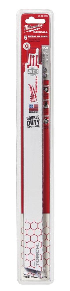 Milwaukee&reg; Silver 24-TPI Super Saw Blade 5 Pack 