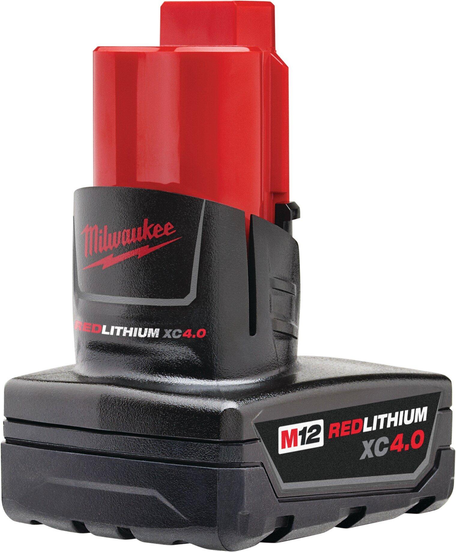 Milwaukee&reg; Silver Red Lithium-Ion Battery 