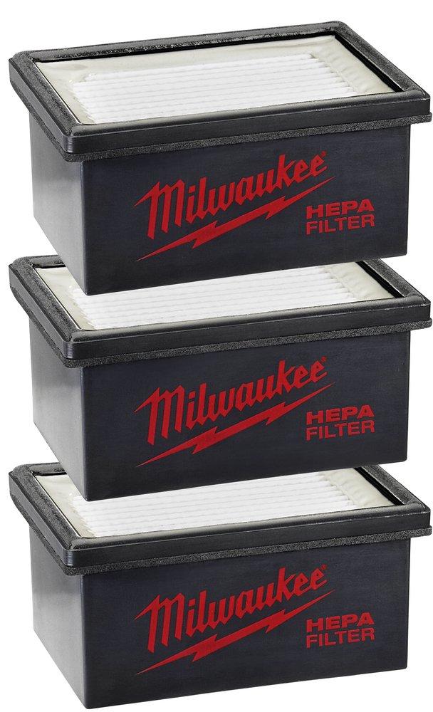 Milwaukee&reg; Black Dust Extractor 3 Pack 