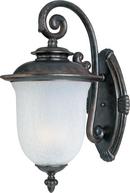 17-1/2 in 18W 1-Light Fluorescent Outdoor Wall Lantern in Chocolate