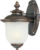 10-1/2 in 13W 1-Light Fluorescent Outdoor Wall Lantern in Chocolate