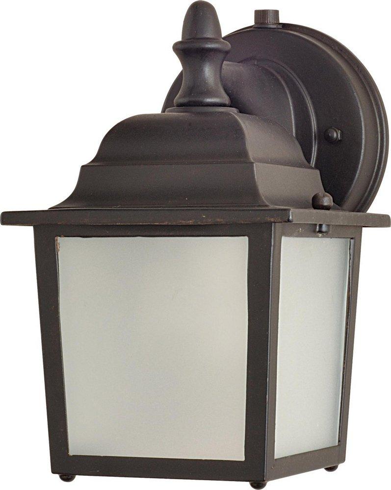 Maxim Lighting&reg; Empire Bronze 8-1/2 in 13W 1-Light Fluorescent Outdoor Wall Lantern 