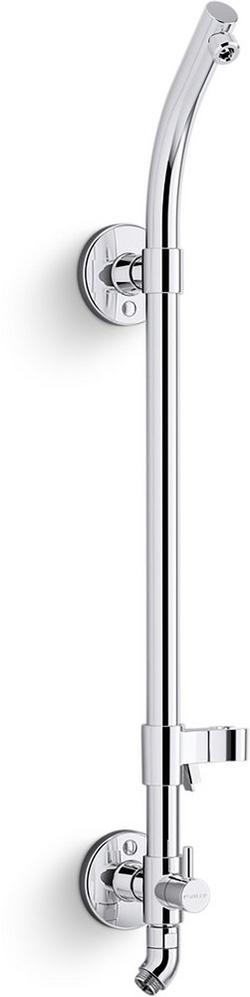 18 in. Shower Rail in Polished Chrome