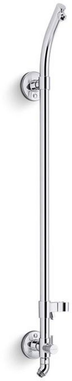 27 in. Shower Rail in Polished Chrome