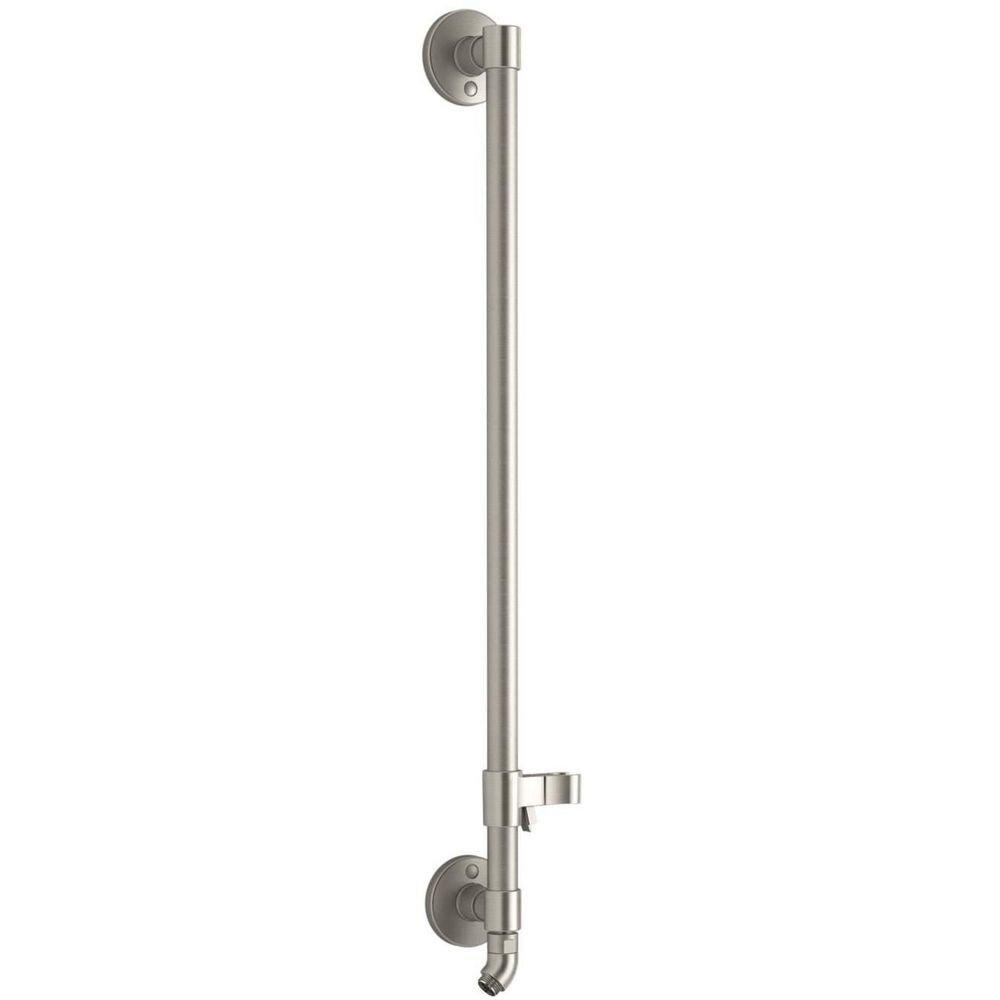KOHLER Vibrant Brushed Nickel 27 in. Shower Rail 