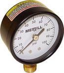 Merrill Manufacturing 2 in. Brass Pressure Gauge 