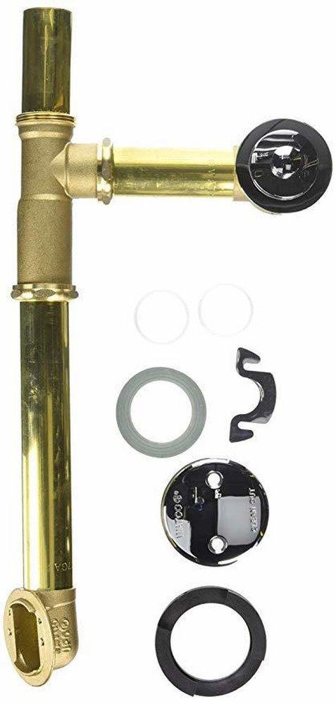 Watco Polished Chrome Tubular Brass Slip-Joint Assembly 