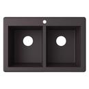 Swan Corporation Nero 1 Hole Double Bowl Undermount Rectangular Kitchen Sink 