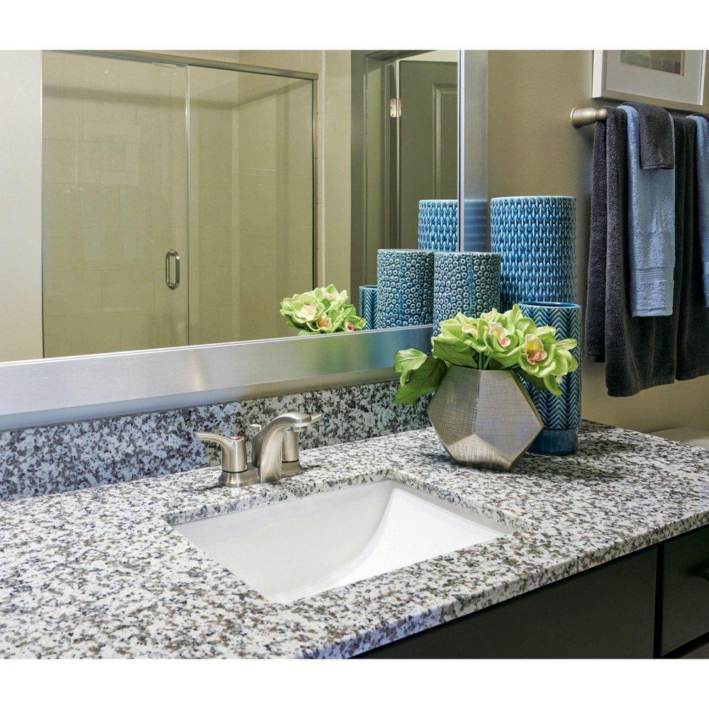 Cleveland Faucet Group Brushed Nickel Two Handle Centerset Bathroom Sink Faucet 