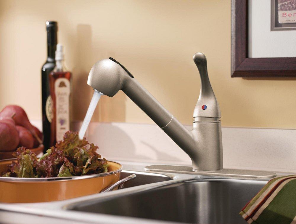 CFG Stainless Single Handle Kitchen Faucet 